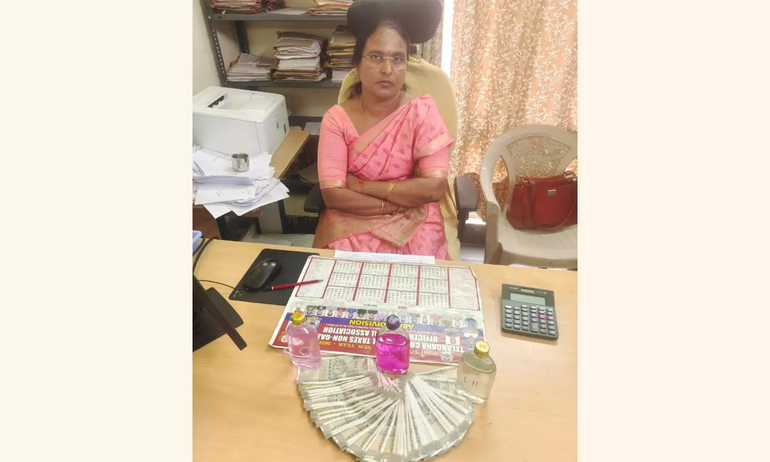 Telangana State Tax Officer in ACB net in bribe case Telangana State Tax Officer in ACB net in bribe case