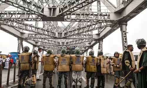 WB: Nabanna Abhijan protest march begins amid heightened security