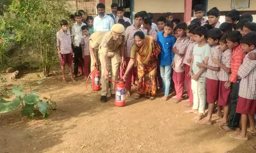 Awareness Drive on Fire Safety Held in Telangana