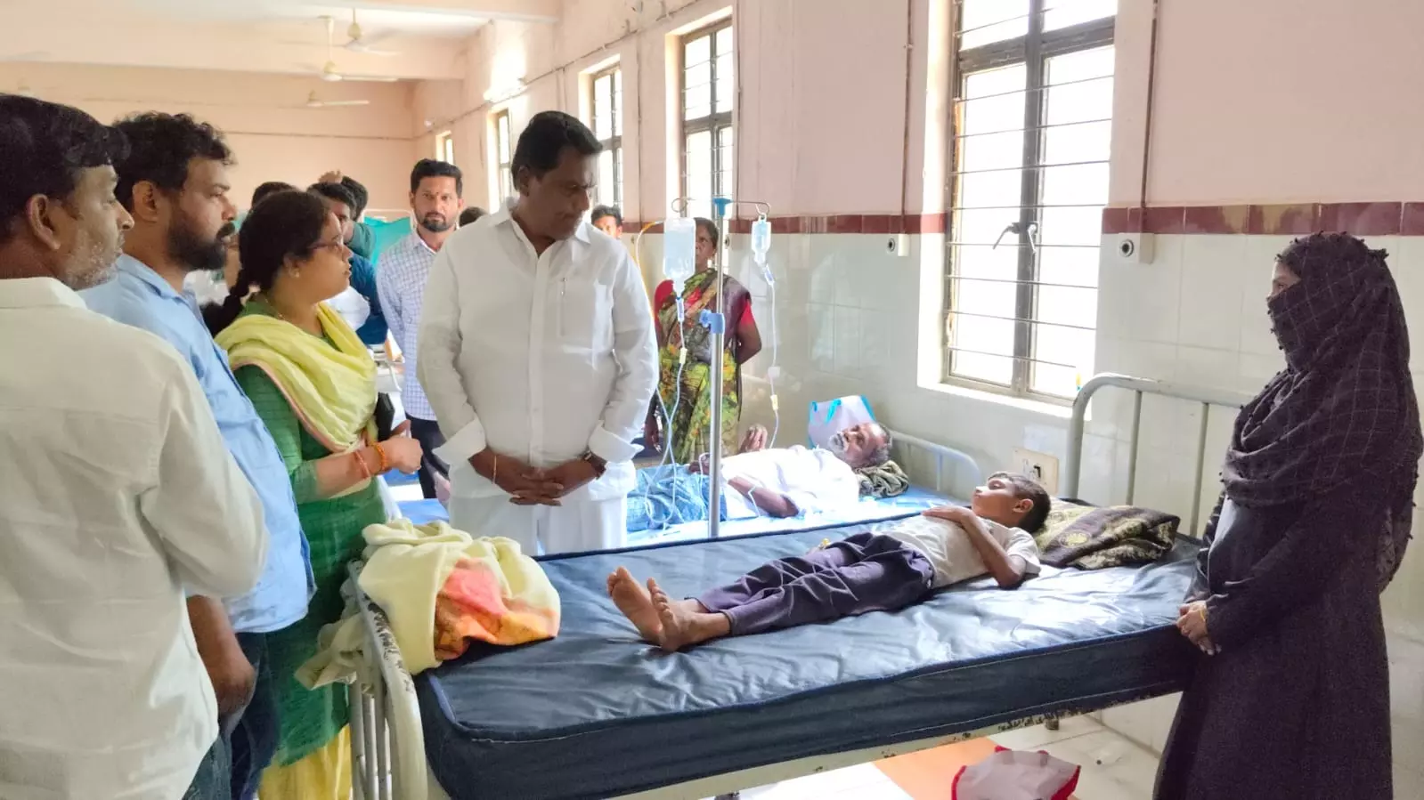 Telangana MLA Inspects Dharmapuri Health Centre Telangana MLA Inspects Dharmapuri Health Centre