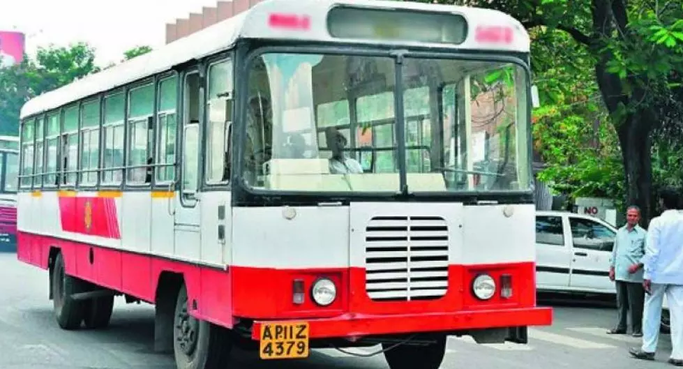 Elderly Woman Run Over by RTC Bus in Hyderabads Kothur Elderly Woman Run Over by RTC Bus in Hyderabads Kothur