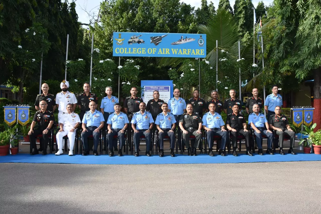 Air Marshal Vohra Urges Defence Officers To Stay Updated Air Marshal Vohra Urges Defence Officers To Stay Updated