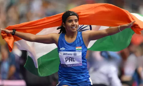 Preethi Pal wins bronze in womens T35 100m event