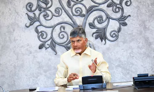 CM Naidu Reviews Situation Due to Rains With Top Officials, Ministers CM Naidu Reviews Situation Due to Rains With Top Officials, Ministers