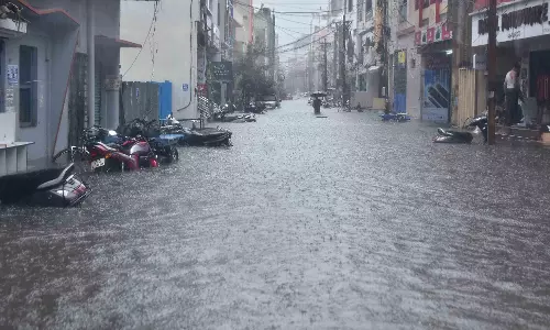 Alert issued till Oct 17 as heavy rains lash AP due to depression in Bay of Bengal
