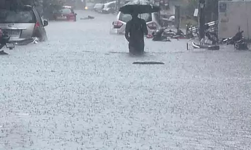 Bodies of two persons washed away in floods, found in Kodad