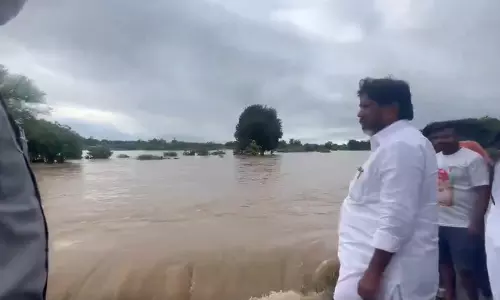 Khammam:  Dy CM inspects Munneru stream