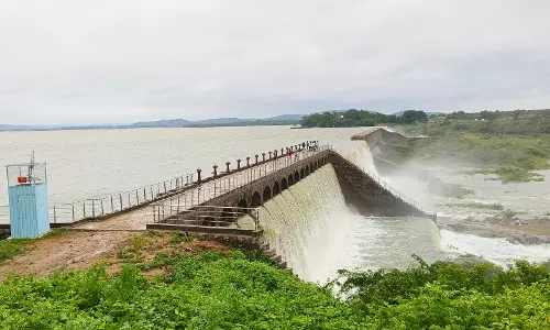 Ramanaidu Assures Water to Farmers from Veligonda Reservoir Ramanaidu Assures Water to Farmers from Veligonda Reservoir