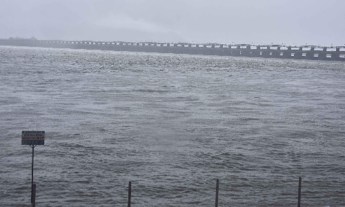 Andhra Pradesh: High Flood Alert at Prakasam Barrage