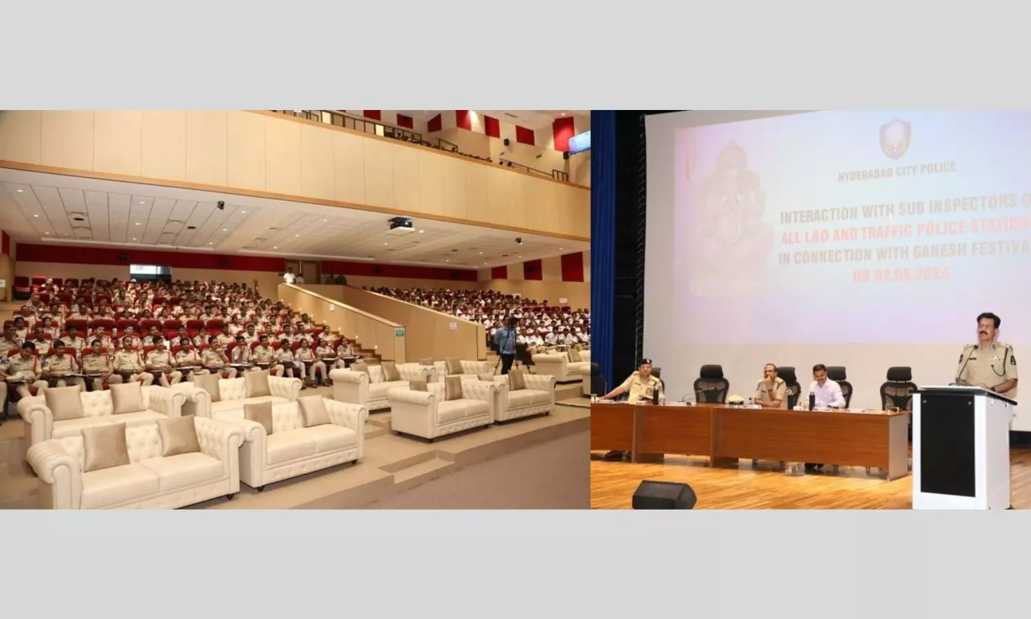 Hyderabad CP holds meeting to ensure peaceful Ganesh, Milad-Un-Nabi festivals Hyderabad CP holds meeting to ensure peaceful Ganesh, Milad-Un-Nabi festivals