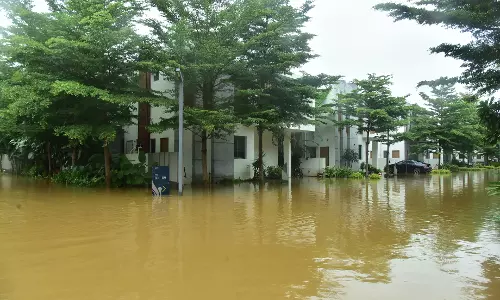 Floodwaters Enter Luxury Mokila Villas