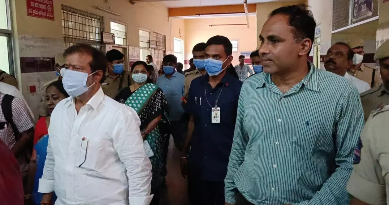 Health Minister Conducts Surprise Inspections at Hyderabad Hospitals Health Minister Conducts Surprise Inspections at Hyderabad Hospitals