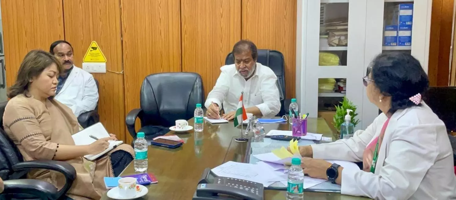 Health Minister Conducts Surprise Inspections at Hyderabad Hospitals Health Minister Conducts Surprise Inspections at Hyderabad Hospitals