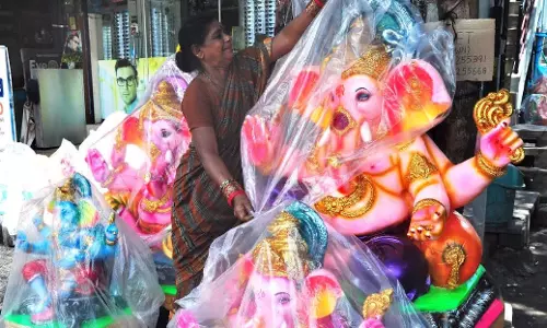 Ganesh Idols Immersed With Grandeur in Kurnool and Nandyal