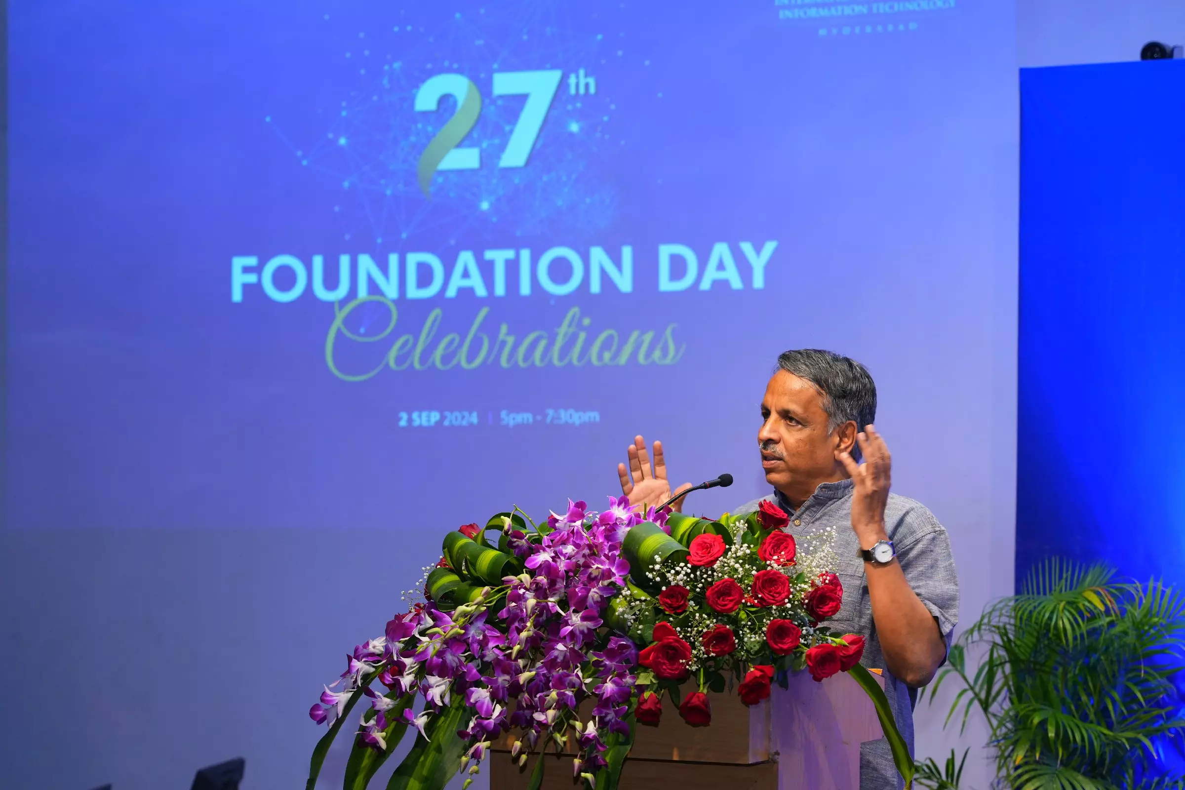 IIIT Hyderabad Celebrates 27th Foundation Day IIIT Hyderabad Celebrates 27th Foundation Day