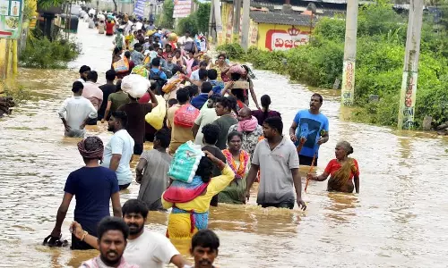 Tirupati district administration donates Rs 84 lakh for flood relief