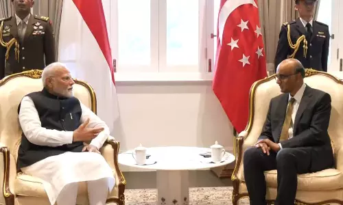 PM Modi calls on Singapore President Tharman Shanmugaratnam, thanks his passionate support to partnership with India