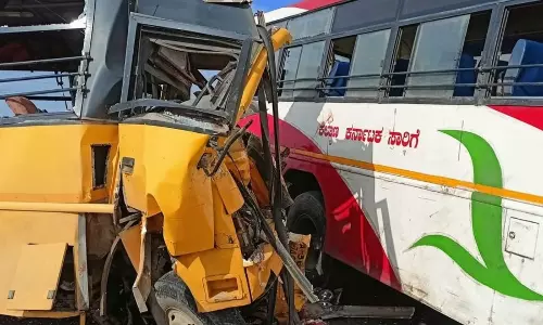 Karnataka: Two Students Dead, 15 Injured in School Bus Accident