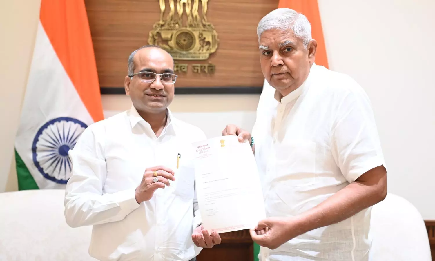 BJD Rajya Sabha MP Sujeet Kumar quits membership and party, joins BJP BJD Rajya Sabha MP Sujeet Kumar quits membership and party, joins BJP
