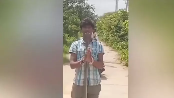 Kamareddy: Young man dies after snake bite while filming Instagram reel Kamareddy: Young man dies after snake bite while filming Instagram reel
