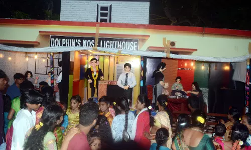 Rain dampens Ganesh festivities in Visakhapatnam