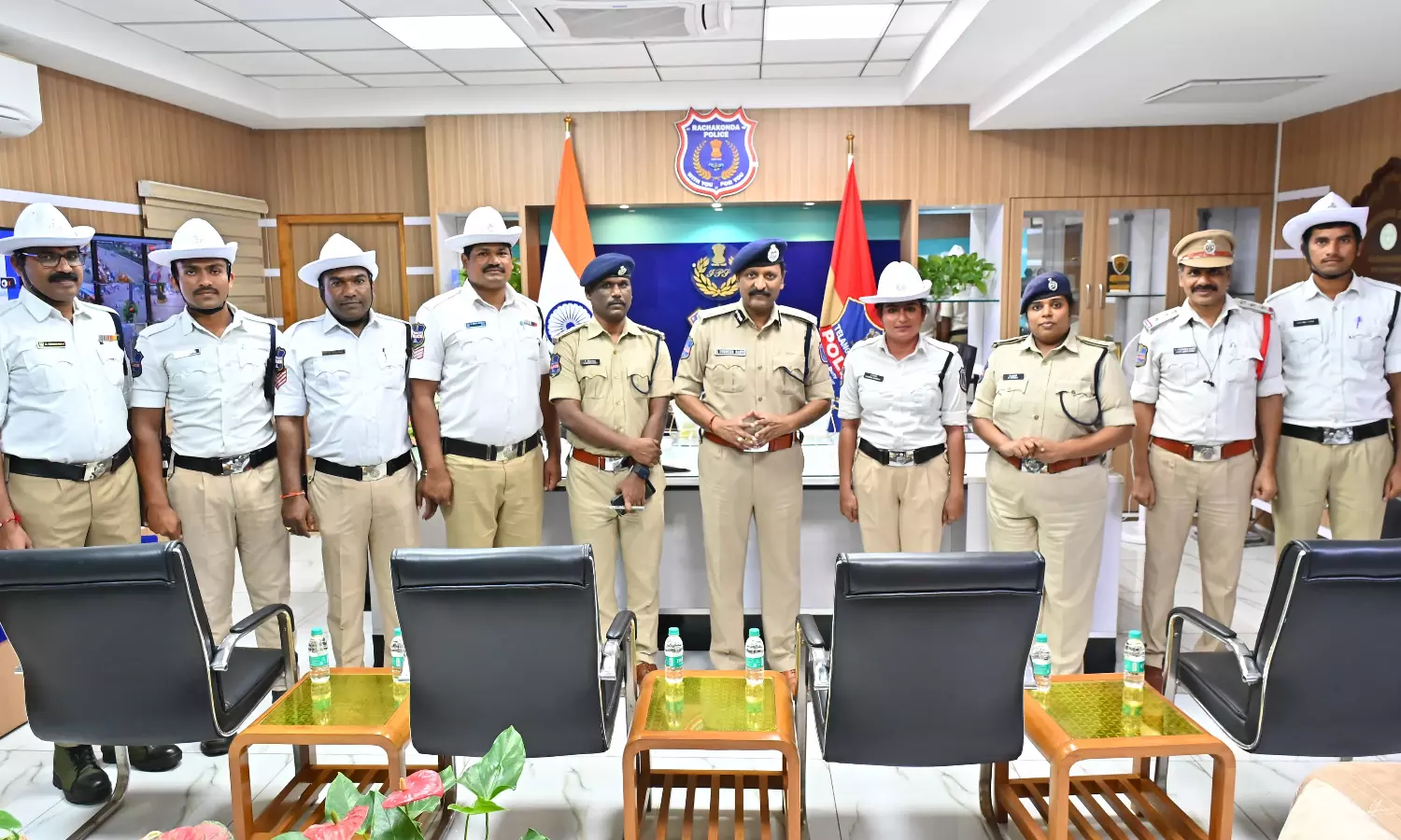 Rachakonda traffic cops get 500 stetson hats