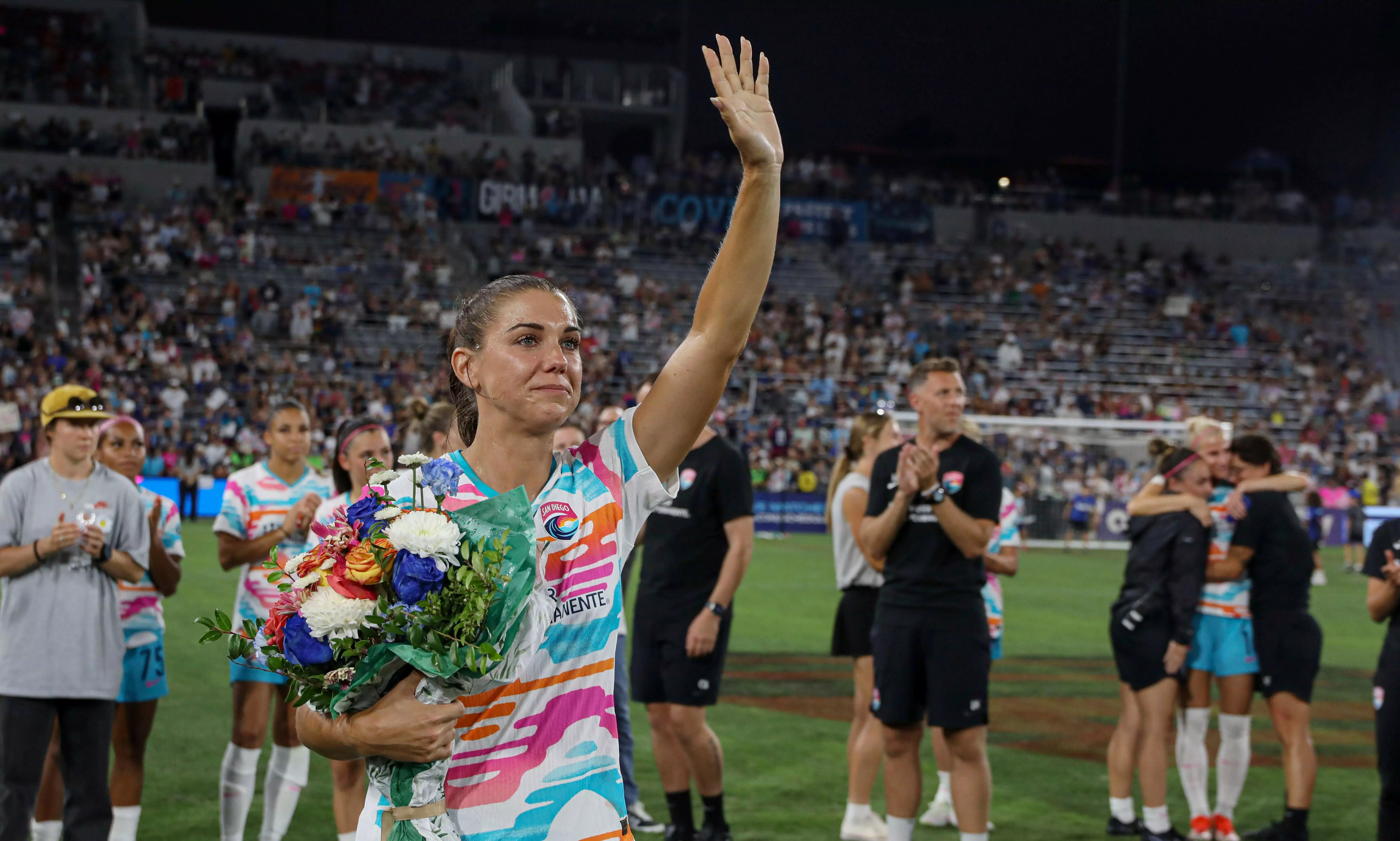 Alex Morgan says goodbye with final match after an illustrious 15-year career