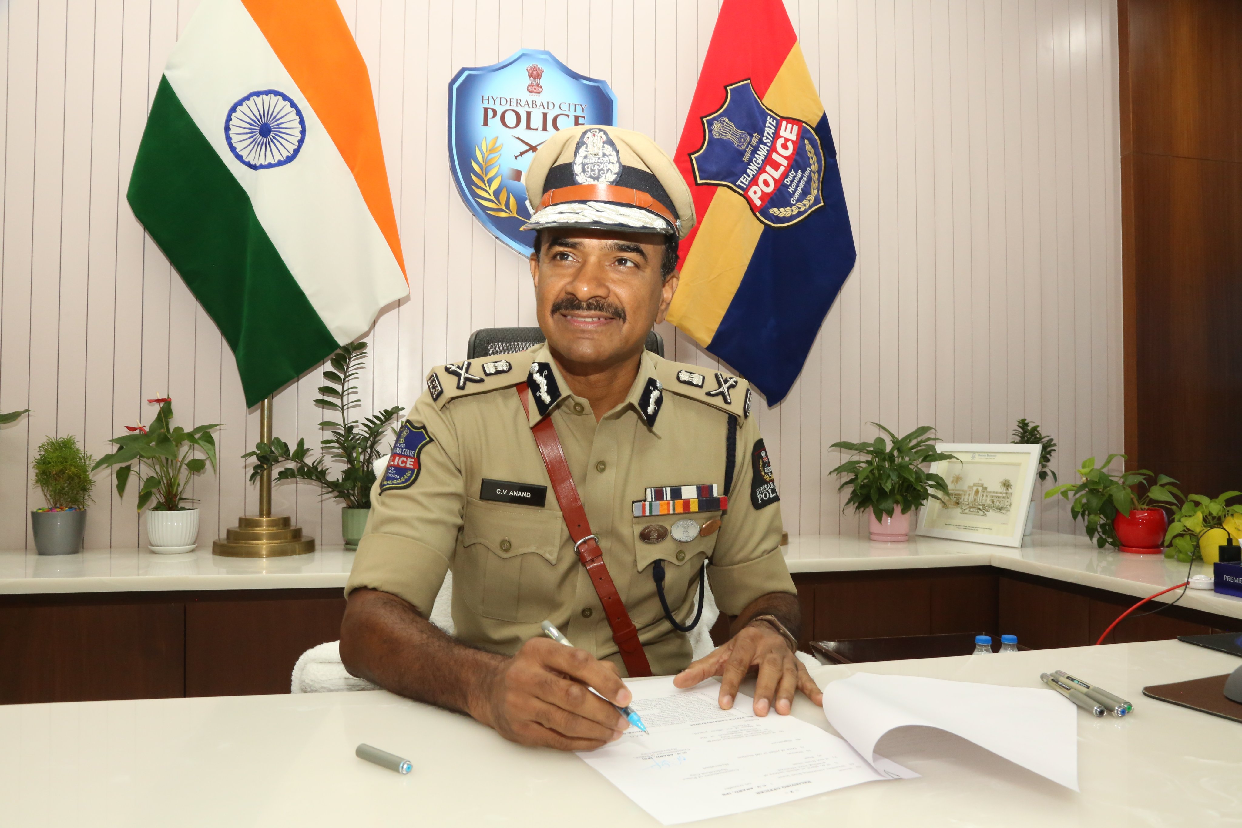 CV Anand Takes Charge as Telangana DGP
