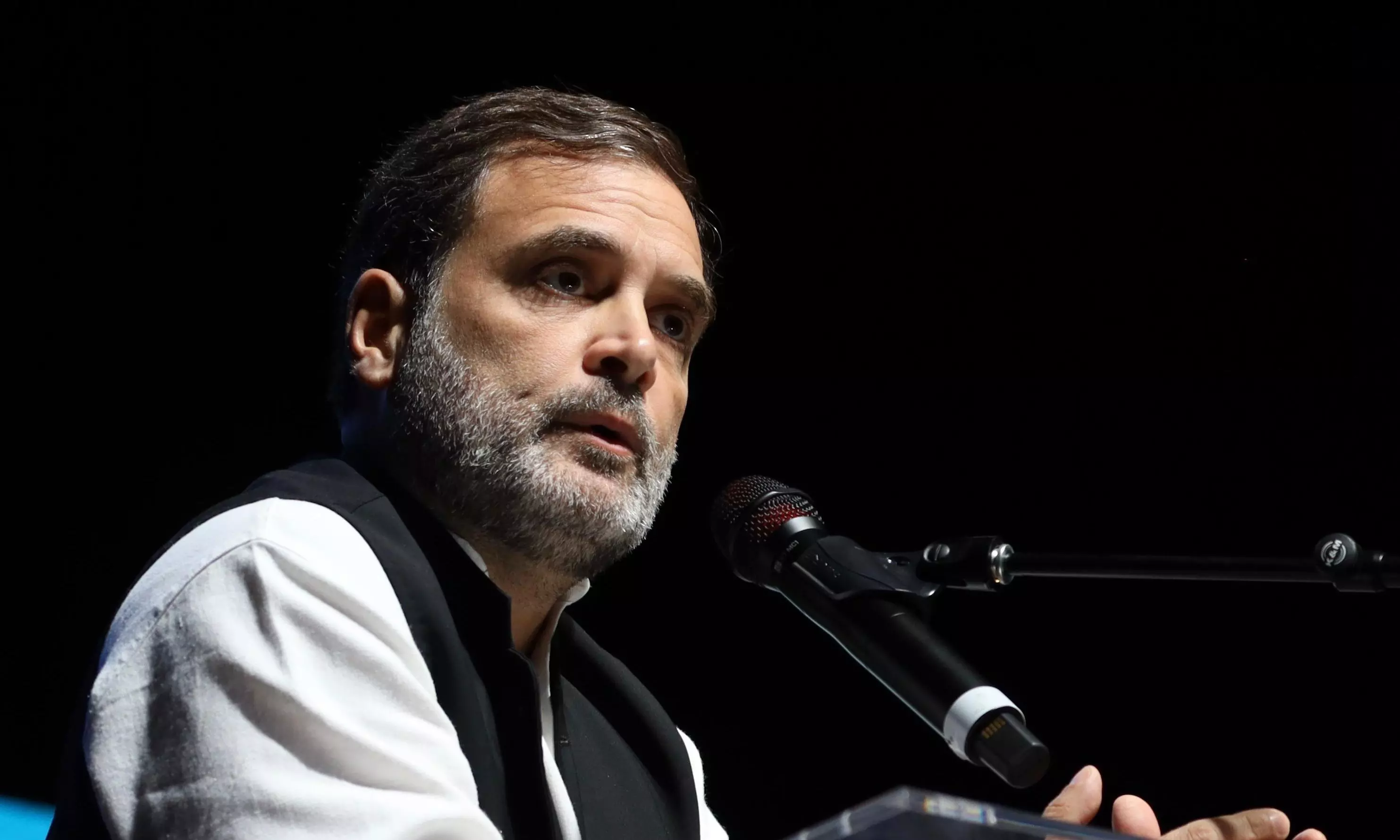 Rahul lauds caste census of Telangana govt