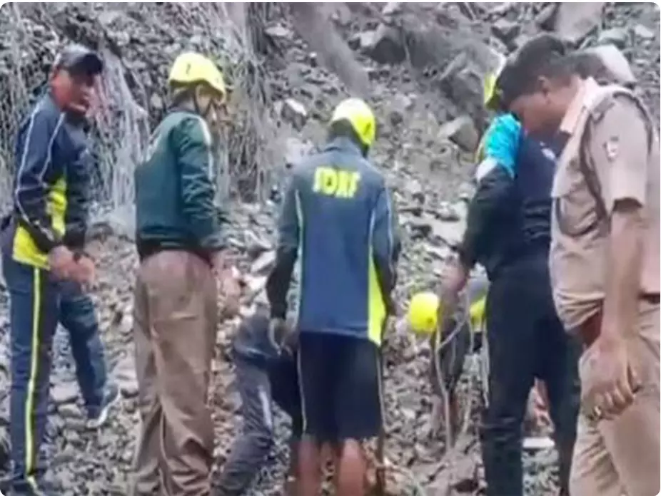 Death toll in Sonprayag landslide increases to five; three injured Death toll in Sonprayag landslide increases to five; three injured
