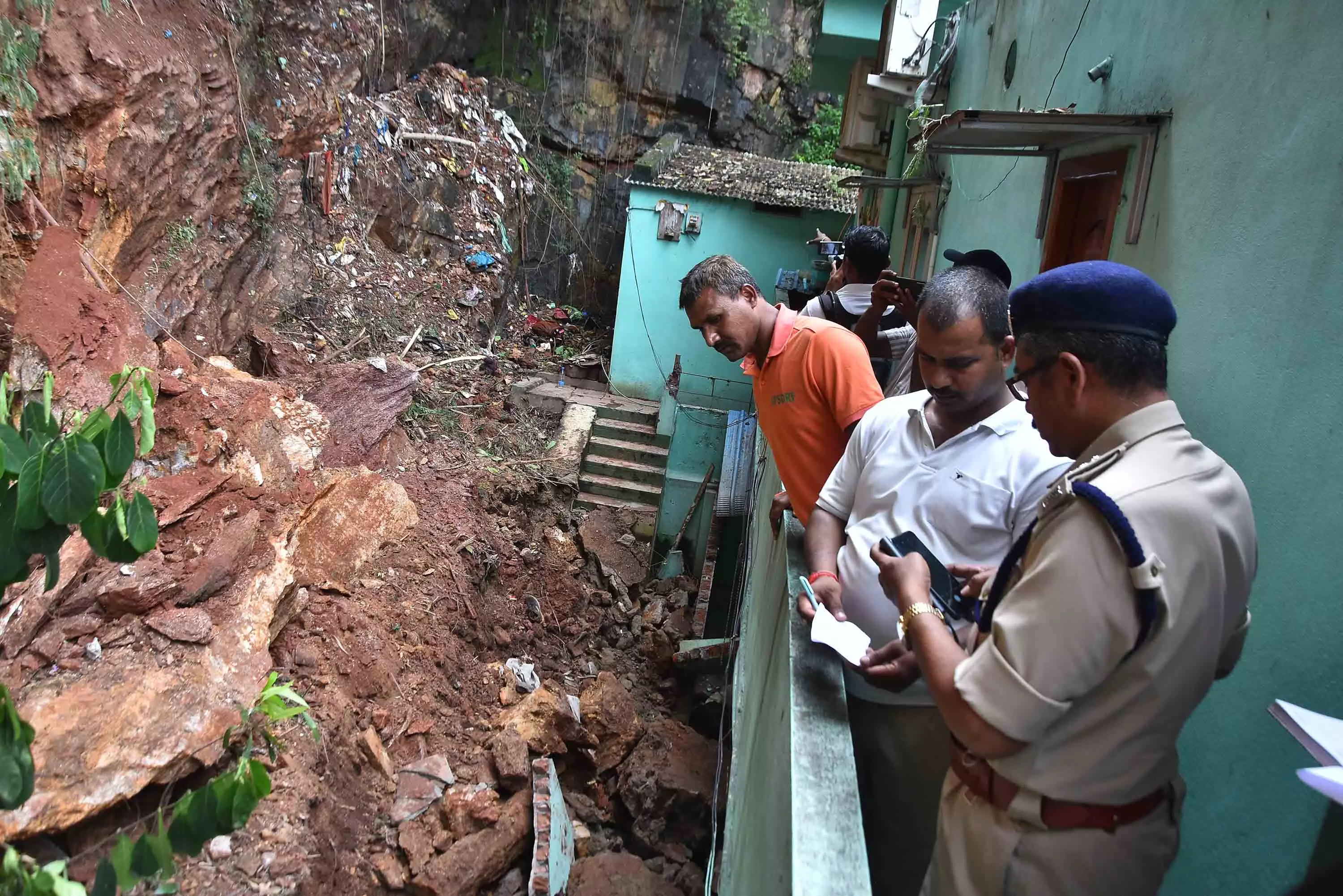 Tragic rockfall incident claims one life in Vijayawada Tragic rockfall incident claims one life in Vijayawada