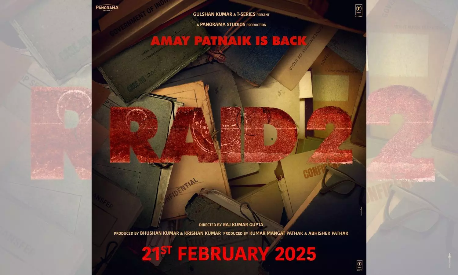 Ajay Devgns Raid 2 is All Set to Release on 21st Feb 2025! Ajay Devgns Raid 2 is All Set to Release on 21st Feb 2025!