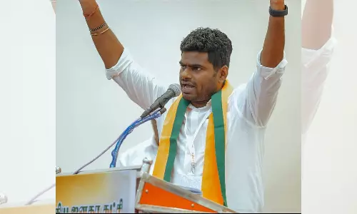 Annamalai apologises as Oppn parties slam BJP over hotel chain owner apology video Annamalai apologises as Oppn parties slam BJP over hotel chain owner apology video