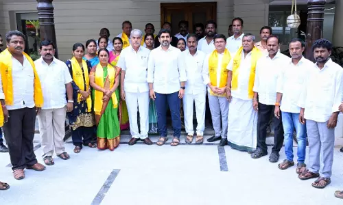 YSRC Jaggayyapet Municipal Chairman, Councilors Join TD