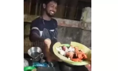 Viral Video: TN PhD student runs street food stall in Chennai