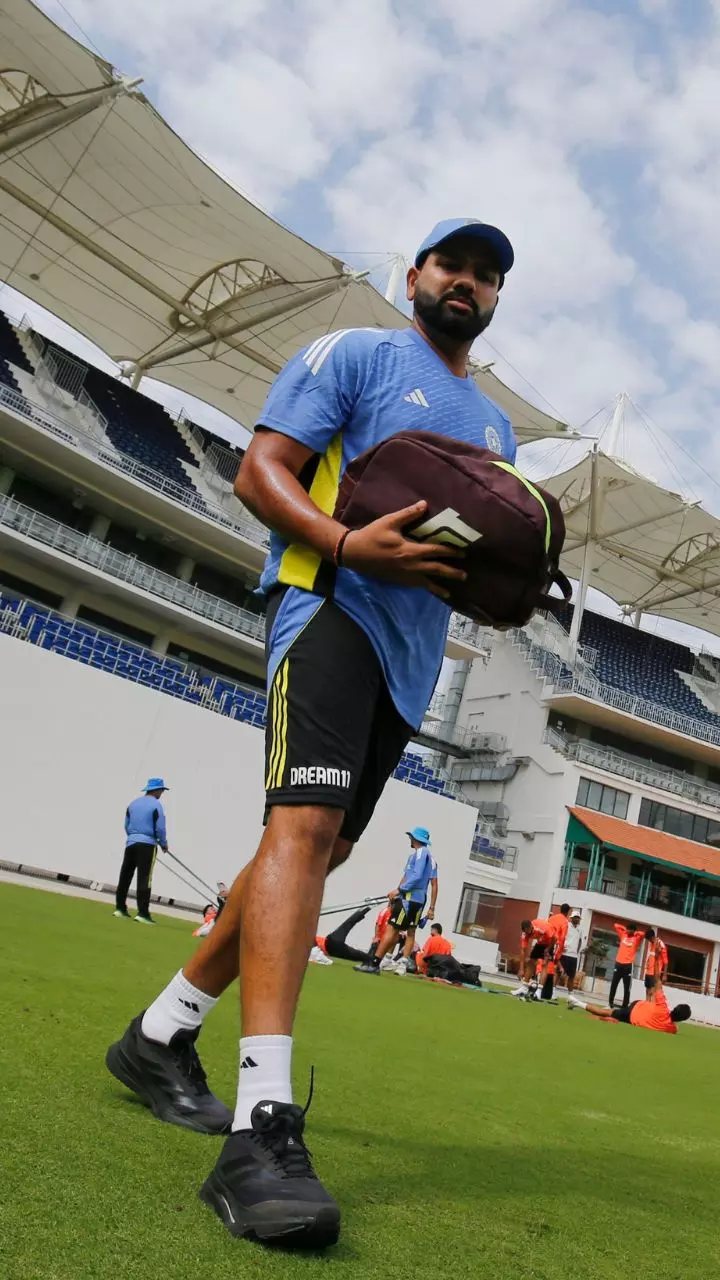 Rohit to Virat: Stars captured during Team Indias practice session