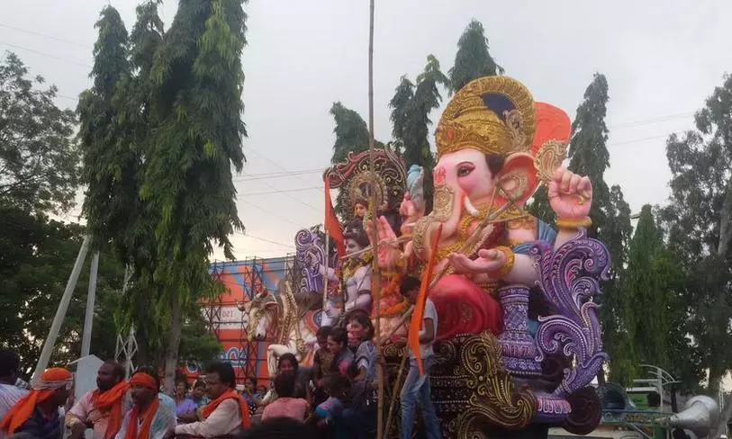 Kurnool Bids Farewell to Ganesha Kurnool Bids Farewell to Ganesha