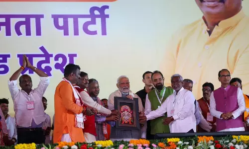 Modi Hits Out at JMM Alliance in Jharkhand Modi Hits Out at JMM Alliance in Jharkhand