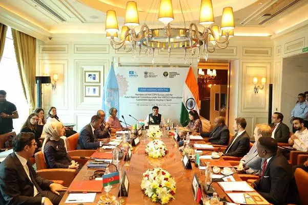 Mandaviya Chairs Joint Meeting of COP9 Bureau and Fund’s Approval Committee Mandaviya Chairs Joint Meeting of COP9 Bureau and Fund’s Approval Committee