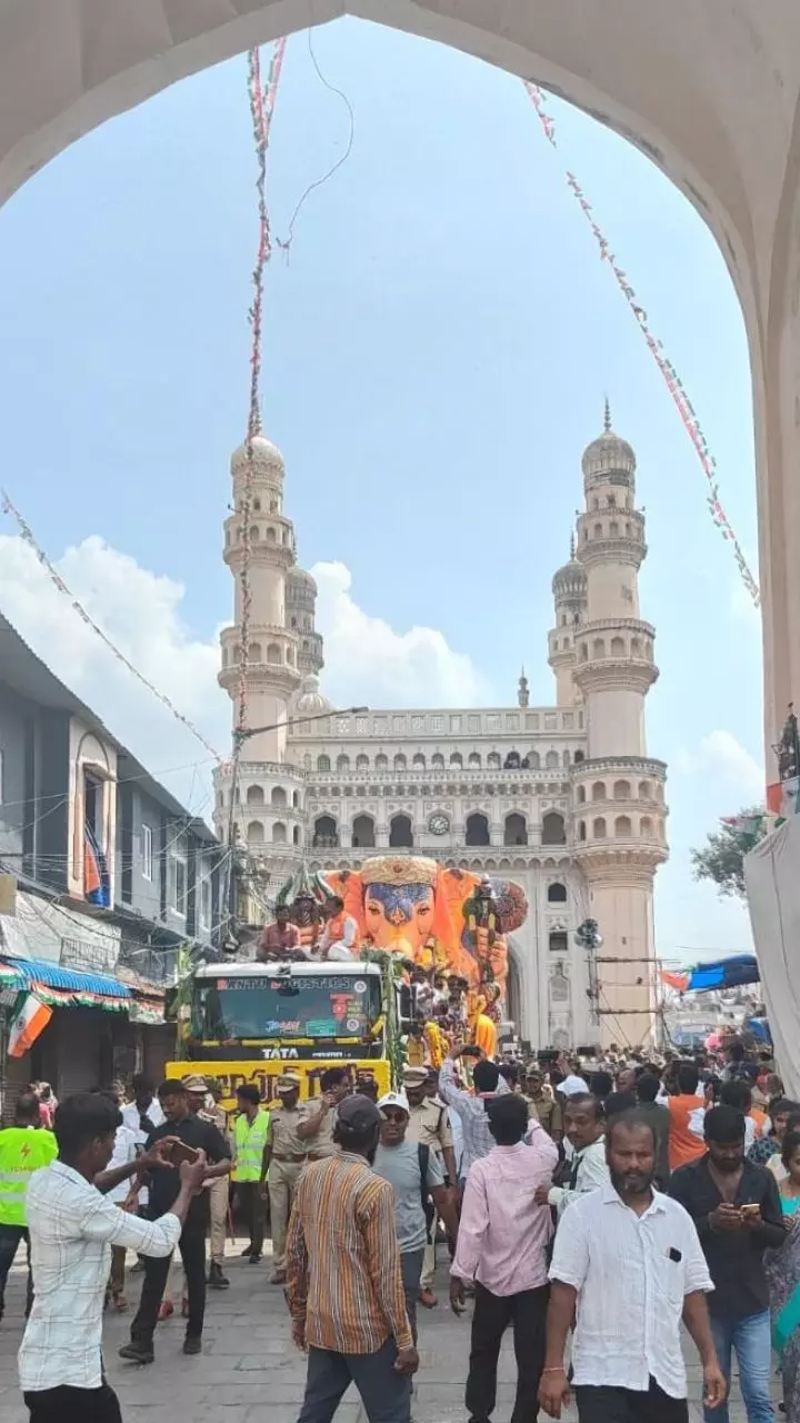 Top clicks from Hyderabad Ganesh immersion 2024