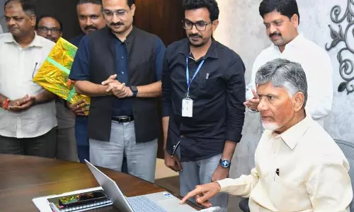CM Naidu Unveils New Free Sand Portal