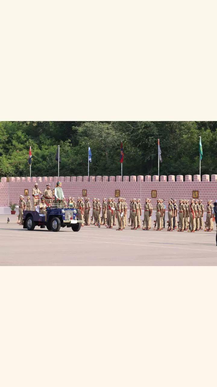 IPS probationers passing out parade was organized at NPA in Hyderabad