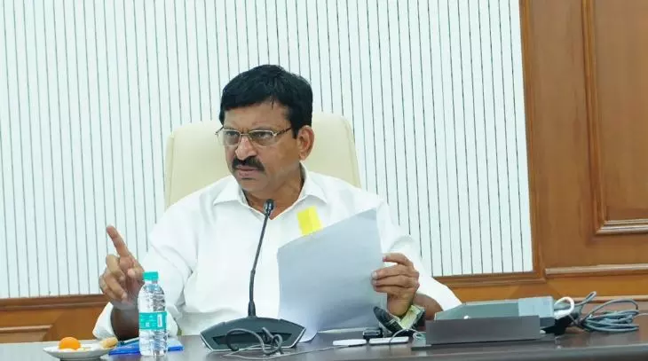 Amrut Scheme Tender Dispute: Ponguleti Dismisses KTRs Allegations Amrut Scheme Tender Dispute: Ponguleti Dismisses KTRs Allegations