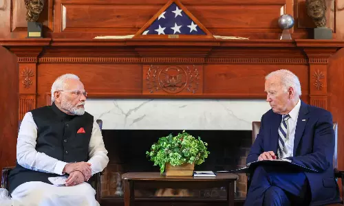 Modi, Biden talk about conflicts ahead of Quad