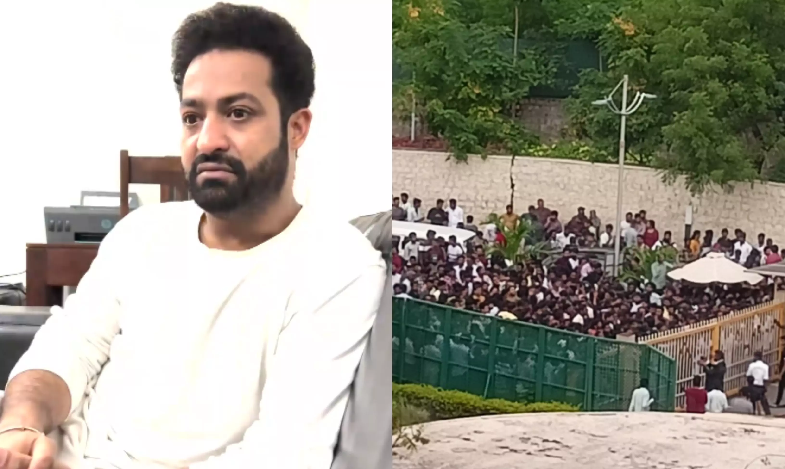Tarak Fans Disappointed After Devara Event Cancelled Due to Huge Turnout of People Tarak Fans Disappointed After Devara Event Cancelled Due to Huge Turnout of People