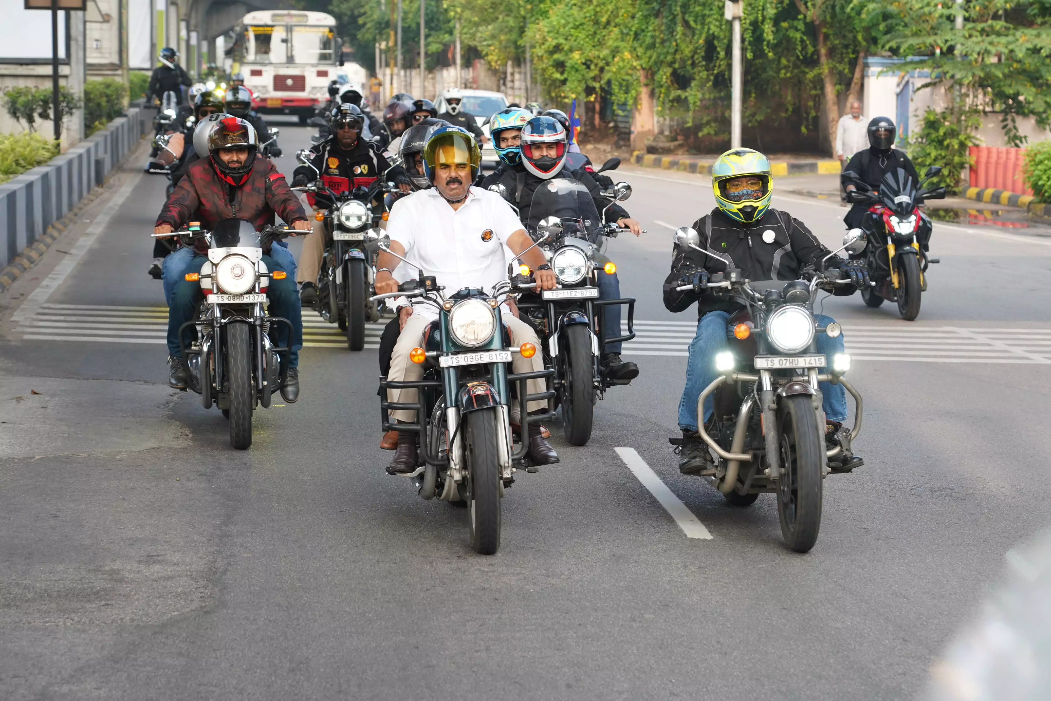 Bike Rally To Promote Telangana Tourism Minister Jupally Joins Riders To Promote Bike Rally Bike Rally To Promote Telangana Tourism Minister Jupally Joins Riders To Promote Bike Rally