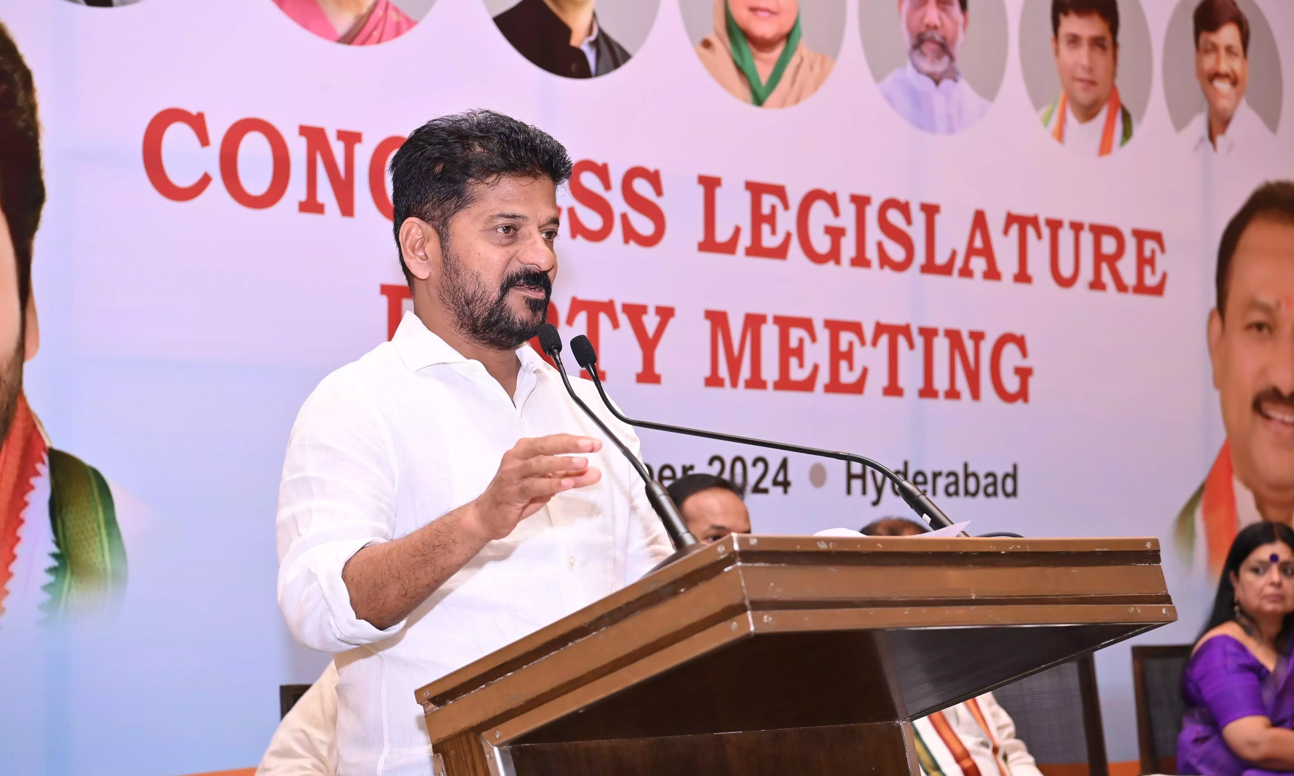 Revanth Cautions Congress Cadre on ONOE Revanth Cautions Congress Cadre on ONOE