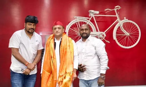 Social Activist Nithya Kalyan YadavJoins Samajwadi Party