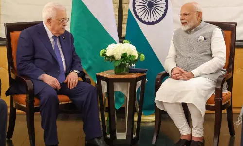 PM Modi voices concern on Gaza situation in meeting with Palestinian President