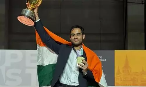 Erigaisi Arjun of Hanamkonda Wins Gold in World Chess Olympiad